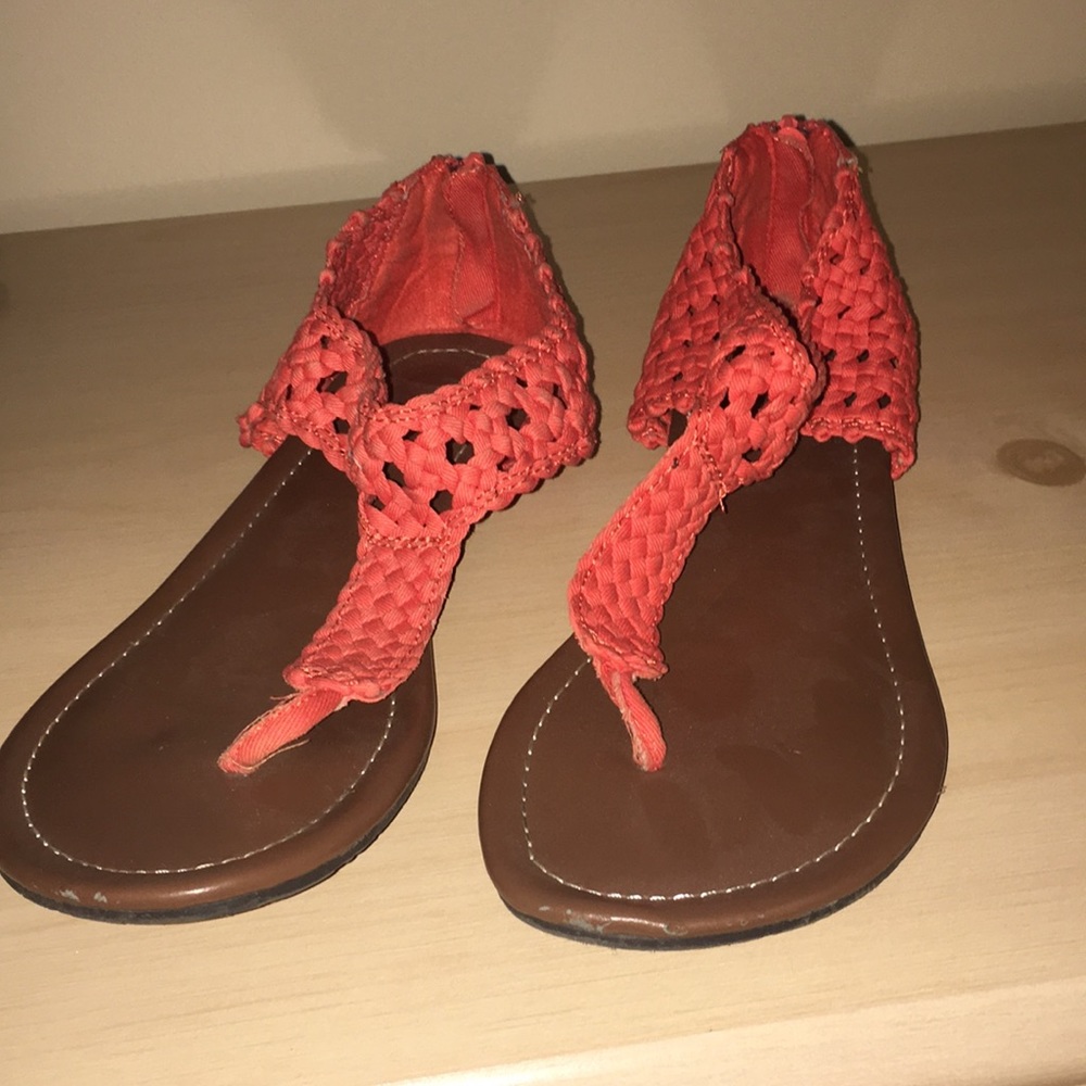 Orange Sandals